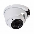 Купольная уличная камера IP 2.1Мп Full HD (1080P), объектив 2.8- 12 мм., ИК до 30 м., PoE + Звук