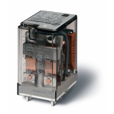 Миниатюрное универсальное электромеханическое реле монтаж на печатную плату 2CO 10A контакты AgNi катушка 6В DC степень защиты RTI опции: нет упаковка 1шт.