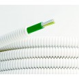 Электротруба ПЛЛ гибкая гофр. не содержит галогенов д.20мм, цвет белый,с кабелем ППГнг(А)-HF 3x1,5мм2 РЭК `ГОСТ+`,50м