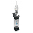 Лампа LED свеча для хр-х люстр прозр на ветру дим 5W 4100K E27 Gauss(6