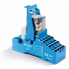 Интерфейсный модуль (сборка 55.34.8.110.0040 + 99.02.0.230.98 + 94.P4SMA), электромеханическое реле 4CO 7A контакты AgNi питание 110В AC категория защиты IP20 безвинтовые клеммы Push-in металлическая клипса LED + варистор