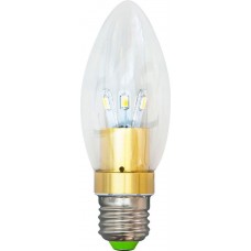 Лампа светодиодная 6LED(3.5W) 220V E27 2700K золото LB-70