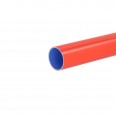 Труба гладкостенная трехслойная полимерная д. 125мм SN24 отрезок 12м, цвет красный