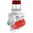 Выкл. кноп. ABLFP ?22 мм LED кр. 24В AC/DC ВK-22 DEKraft