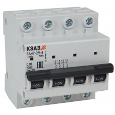 Выключатель автоматический модульный ВА47-29-4D20-УХЛ3 (4,5кА)