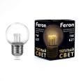 Лампа светодиодная Feron LB-378 E27 1W 230V 2700K