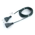 Сетевой шнур для гирлянд 5м, 2х0,5мм2, IP20, темно-зеленый, DM305