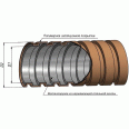 Металлорукав из нержавеющей стали в ПВХ изоляции Р3-НП нг 32 (25м/уп.) В1,5 ГОФРОМАТИК