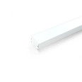 Профиль алюминиевый накладной `Линии света`, белый, CAB257