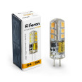 Лампа светодиодная Feron LB-422 G4 3W 12V 2700K